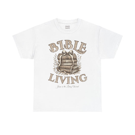 BIBLE LIVING 100% COTTON T-SHIRT
