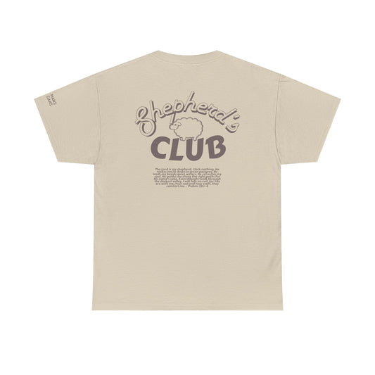 "SHEPHERD'S CLUB" 100% COTTON T-SHIRT