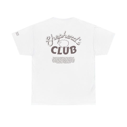 "SHEPHERD'S CLUB" 100% COTTON T-SHIRT